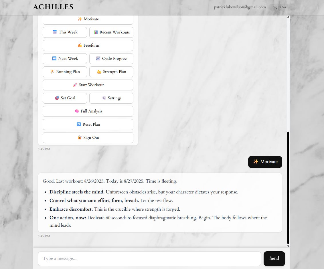 Achilles screenshot